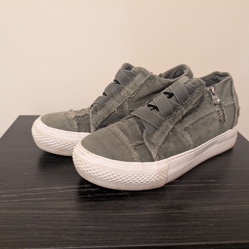 Blowfish Olive Sneakers with White Soles